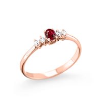 Anello Stevanella Gioielli Donna in Oro rosa AN-2660GR-O.ROSA-RBN-DIAM0,08